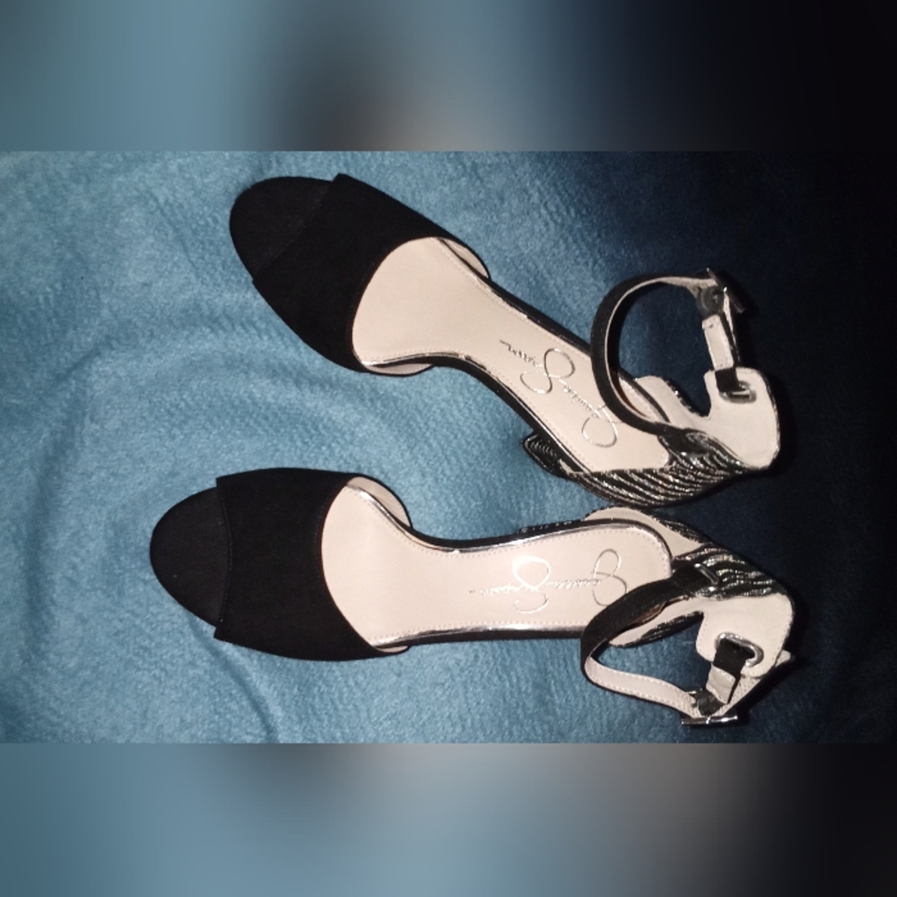 Black Ankle Strap Women's Shoes